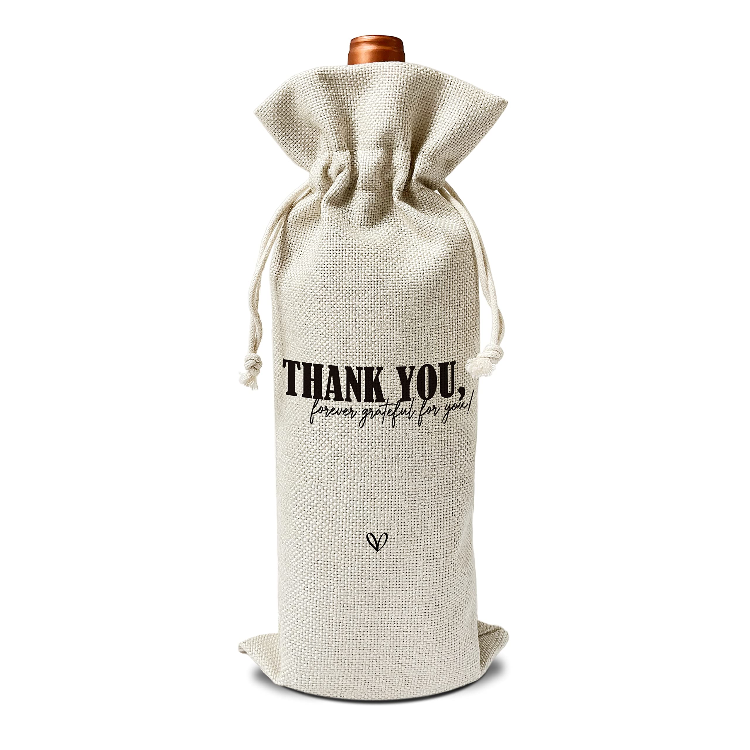 Wiederverwendbarer Weinbeutel Aus Leinen – Für 750 Ml Flaschen, Perfekt Als Geschenk Für Weinfreunde
