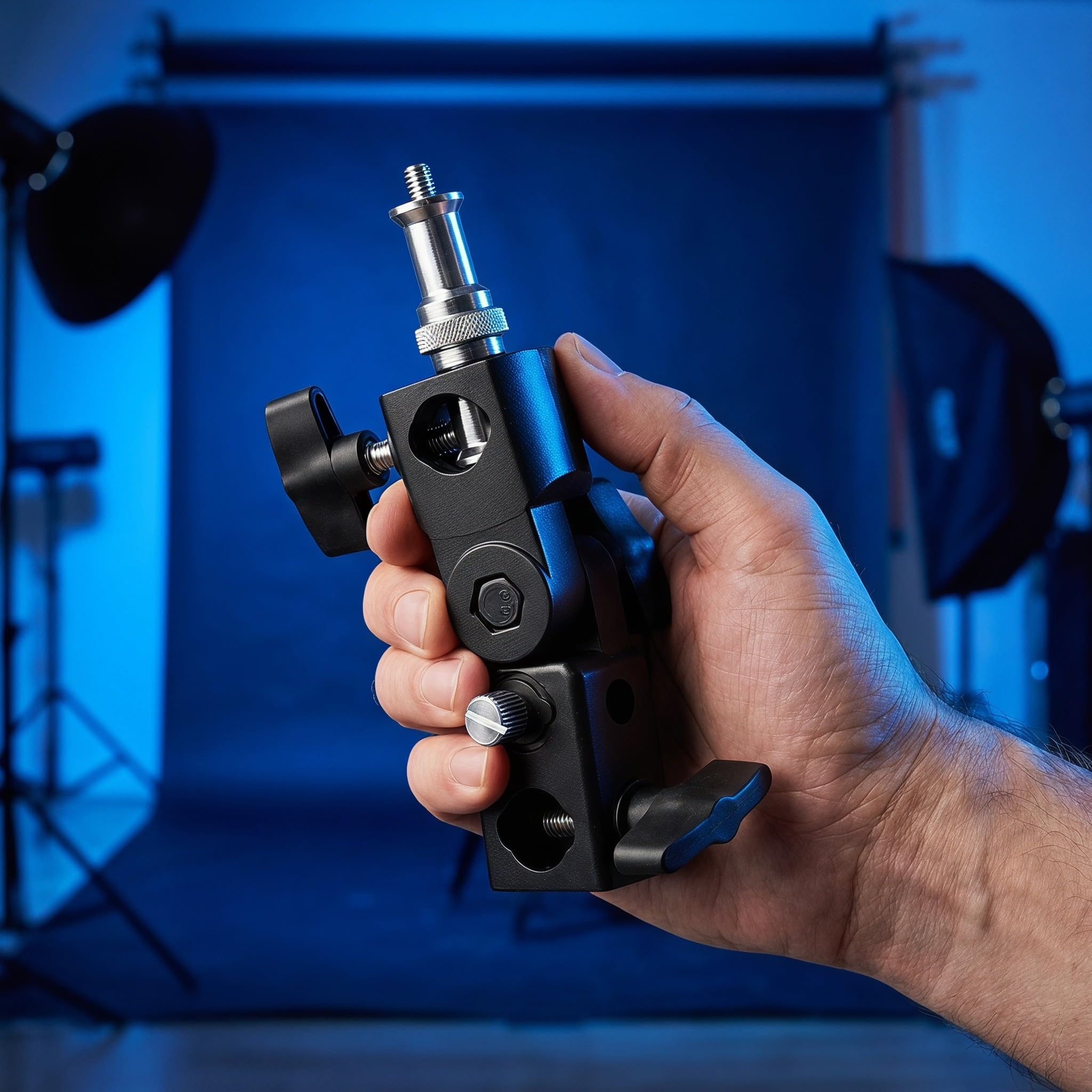 ibasenice 2 adattatori per montaggio fotocamera, staffe per flash