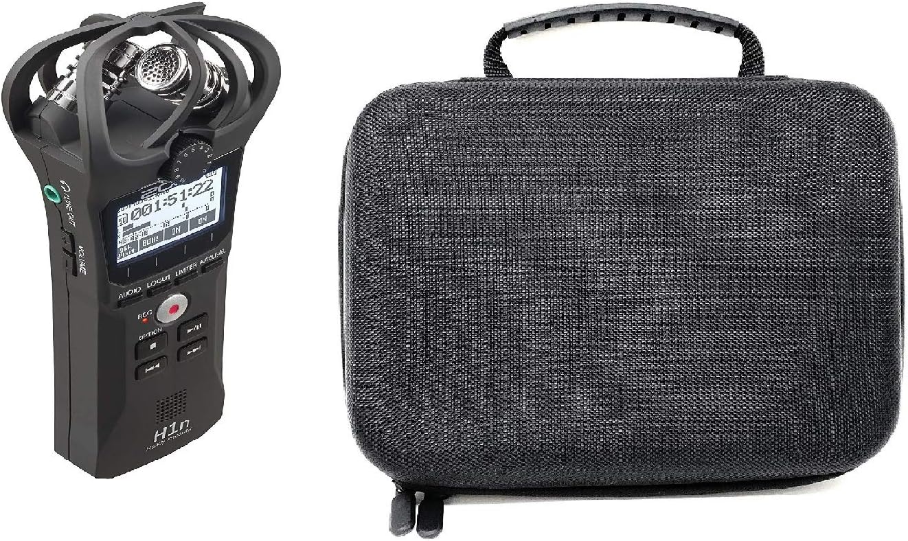 Zoom H1n Portable Digital Audio Recorder Kit Audio Recording Device With Hard