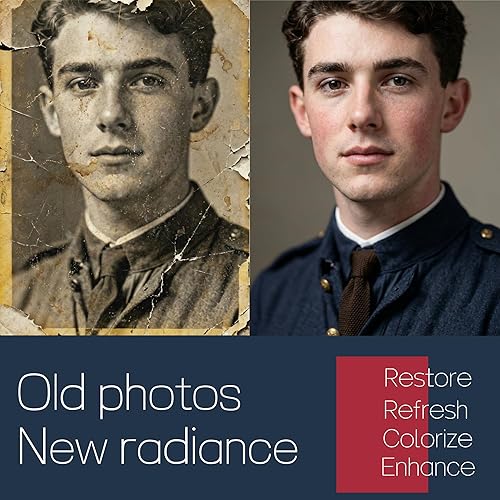 Miniatura 2 de Servicio personalizado de restauración y encuadre de fotos antiguas regalo de fotos personalizado, imagen enmarcada hecha a mano, marco de fotos