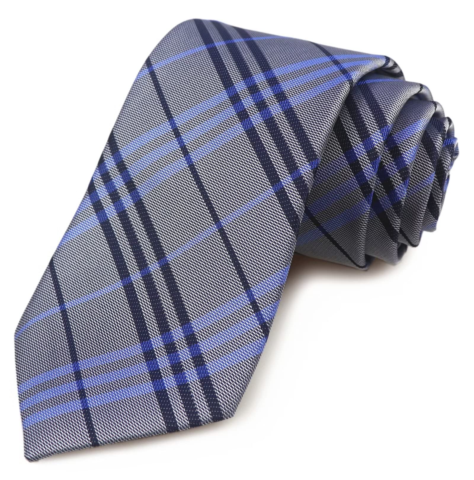 Men's Striped Patterned Tie Polka Dots Jacquard Formal Designer Neckties