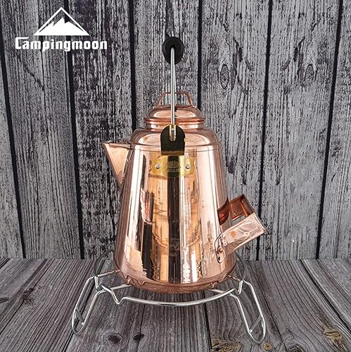 Miniatura 7 de CAMPINGMOON MS-69+MS-34 - Salvamanteles de acero inoxidable para camping y tapa de horno holandés