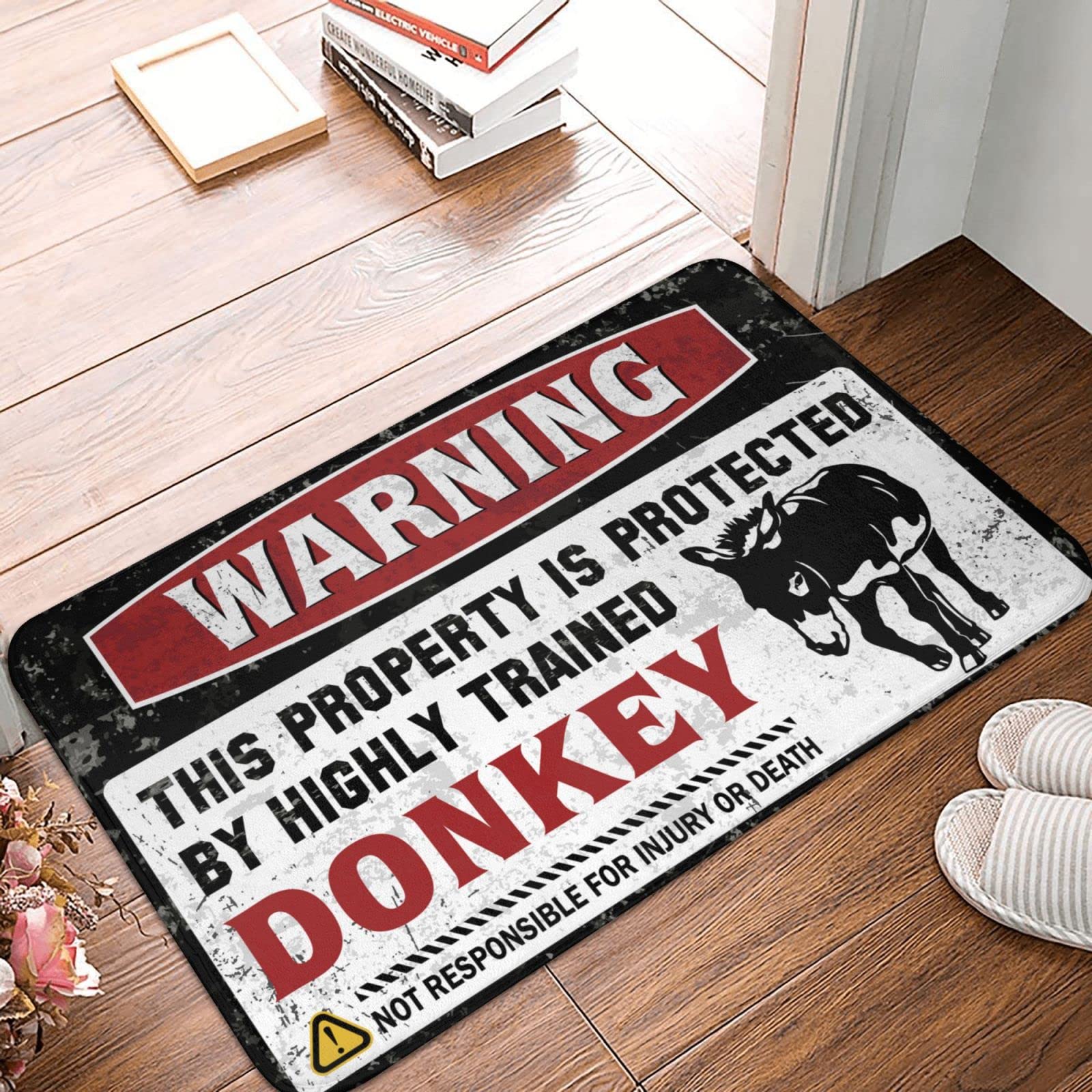 Tapis d'âne extérieur pour sécuriser vos sols avec humour COTECI 65x90 cm