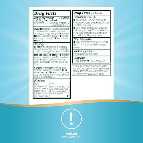 Miniatura 4 de Oral Ivy Liquid Boericke & Tafel 1 onza líquida.