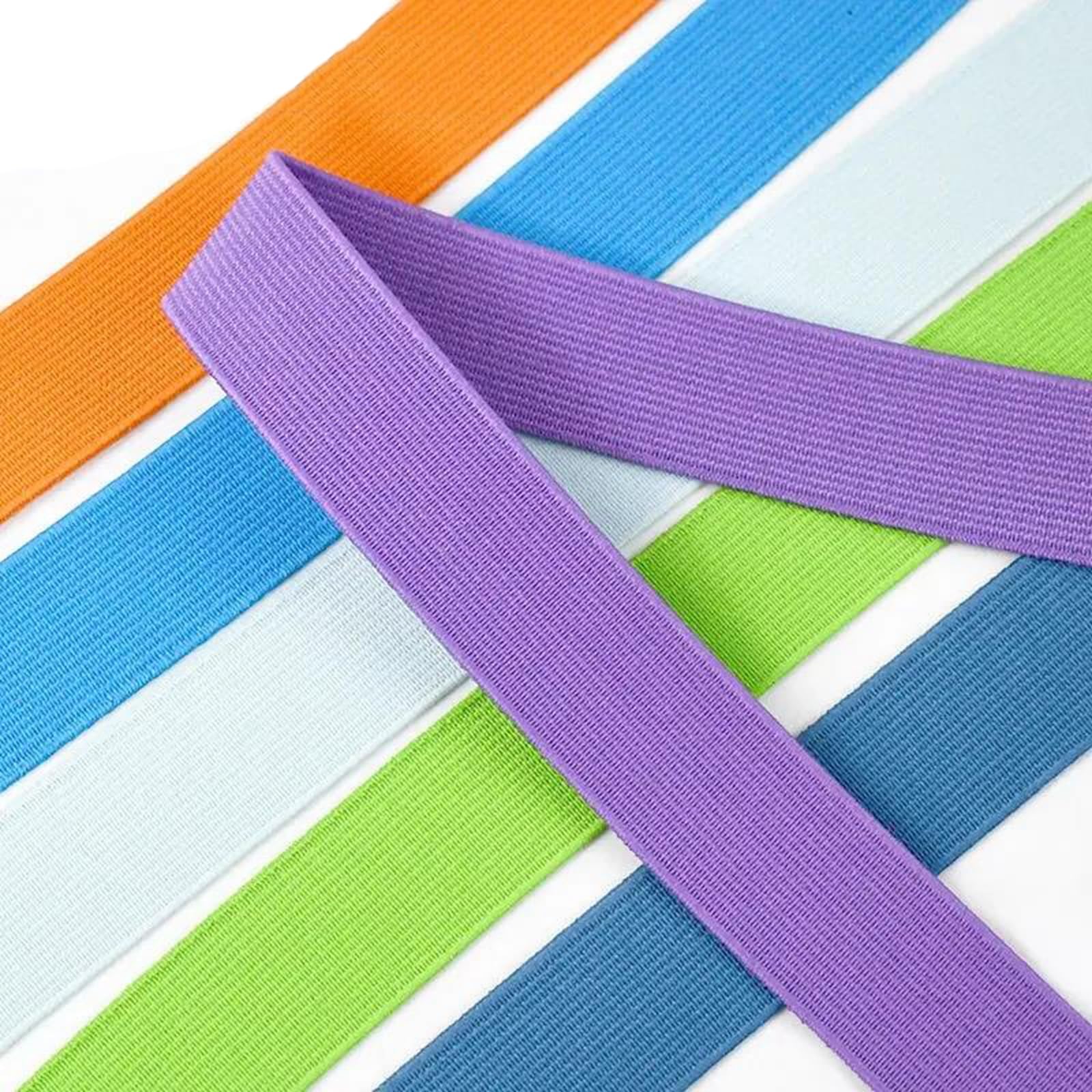 Bandas elásticas Banda elástica Ancha y Plana Banda elástica de 7 Metros (20-50 mm) for Coser Pantalones, Ropa, Cinturilla, Accesorios de Costura DIY, 40 mm(S033,40mm)