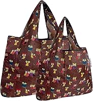 Vista 44 de allydrew Large Foldable Tote Nylon Reusable Grocery Bags