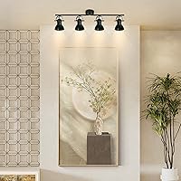 Vista 7 de Track Lighting Fixtures Ceiling Black Track Lighting Kitchen Light Fixtures Ceiling Light 4 Light Angle Adjustable Industrial Track Lighting Kit for