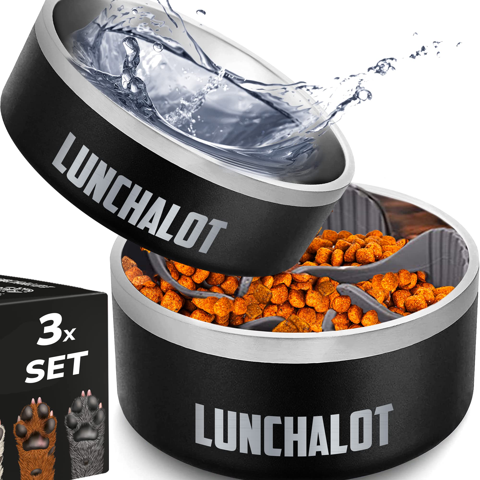 Big Breed Dog Slow Feeder Bowls