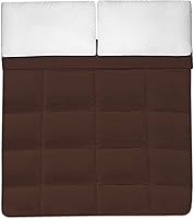 Vista 4 de Edredón de alternativa al plumón de ganso, de la marca My Sweet Home, Chocolate, gemelo