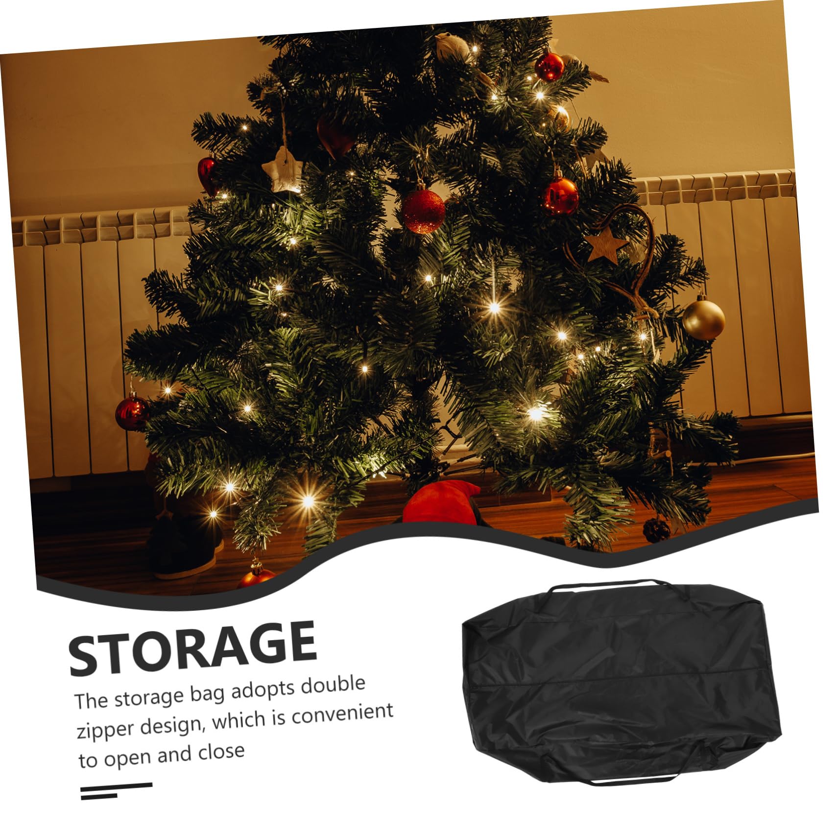 PRETYZOOM Borsa Portaoggetti in Tessuto Oxford Per Albero Di Natale Materasso Pieghevole e Cuscini Da Giardino Pieghevole e Resistente