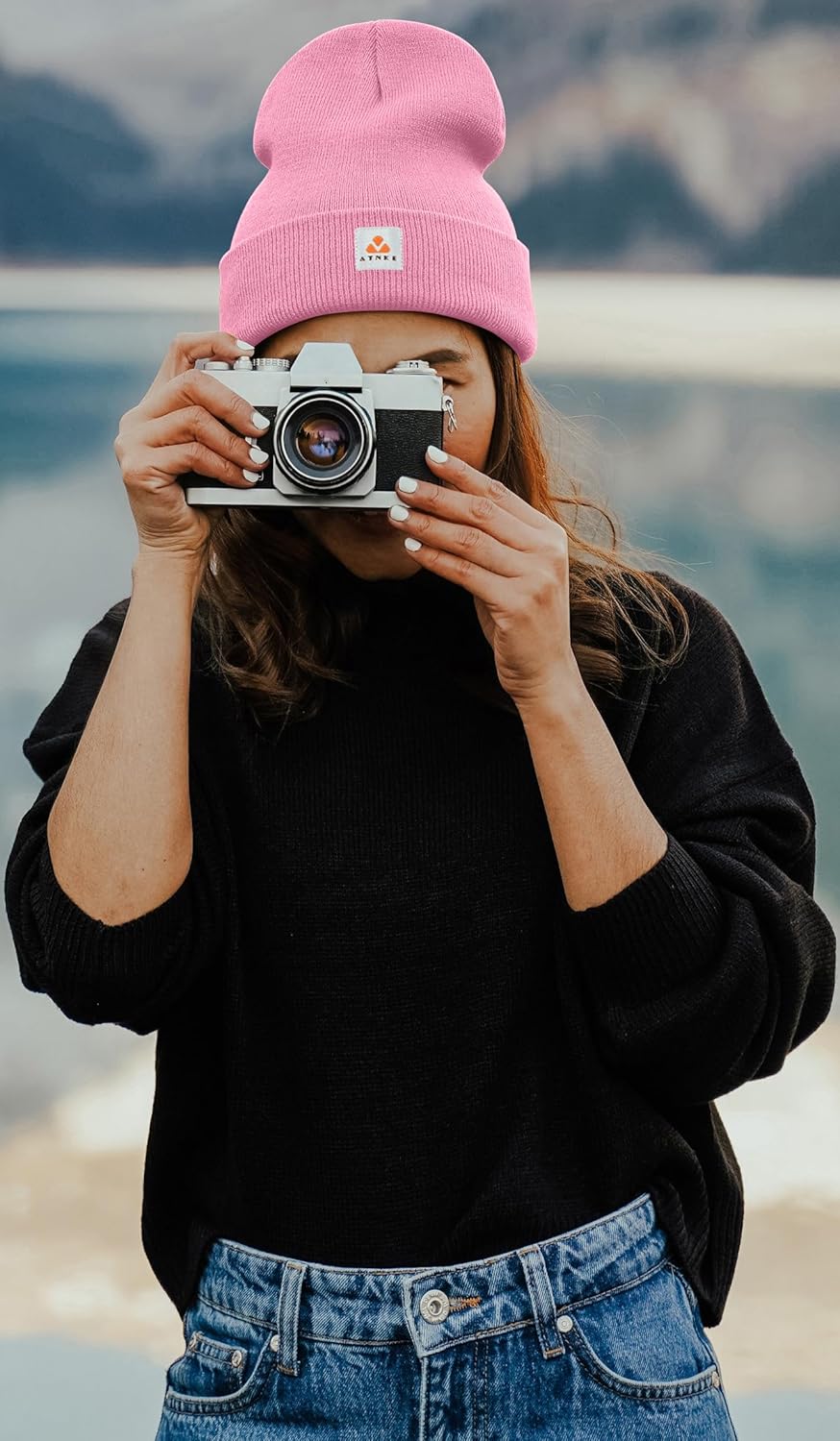 ATNKE Winter Knit Cuffed Beanies Hat Stretchy Soft Warm Daily Skull Cap Gifts for Men and Women - Image 6