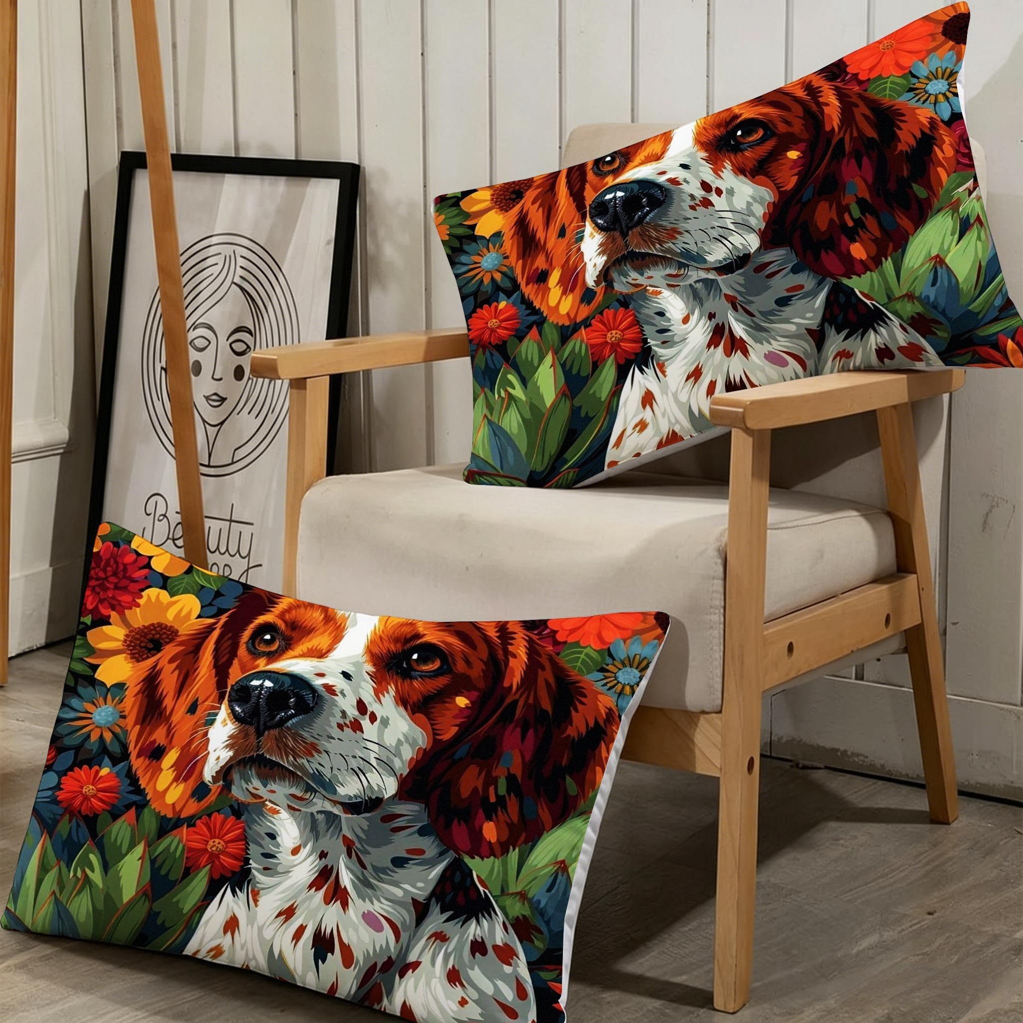 Copripiumino Matrimoniale Cane Marrone 260x240, ZQ9222
