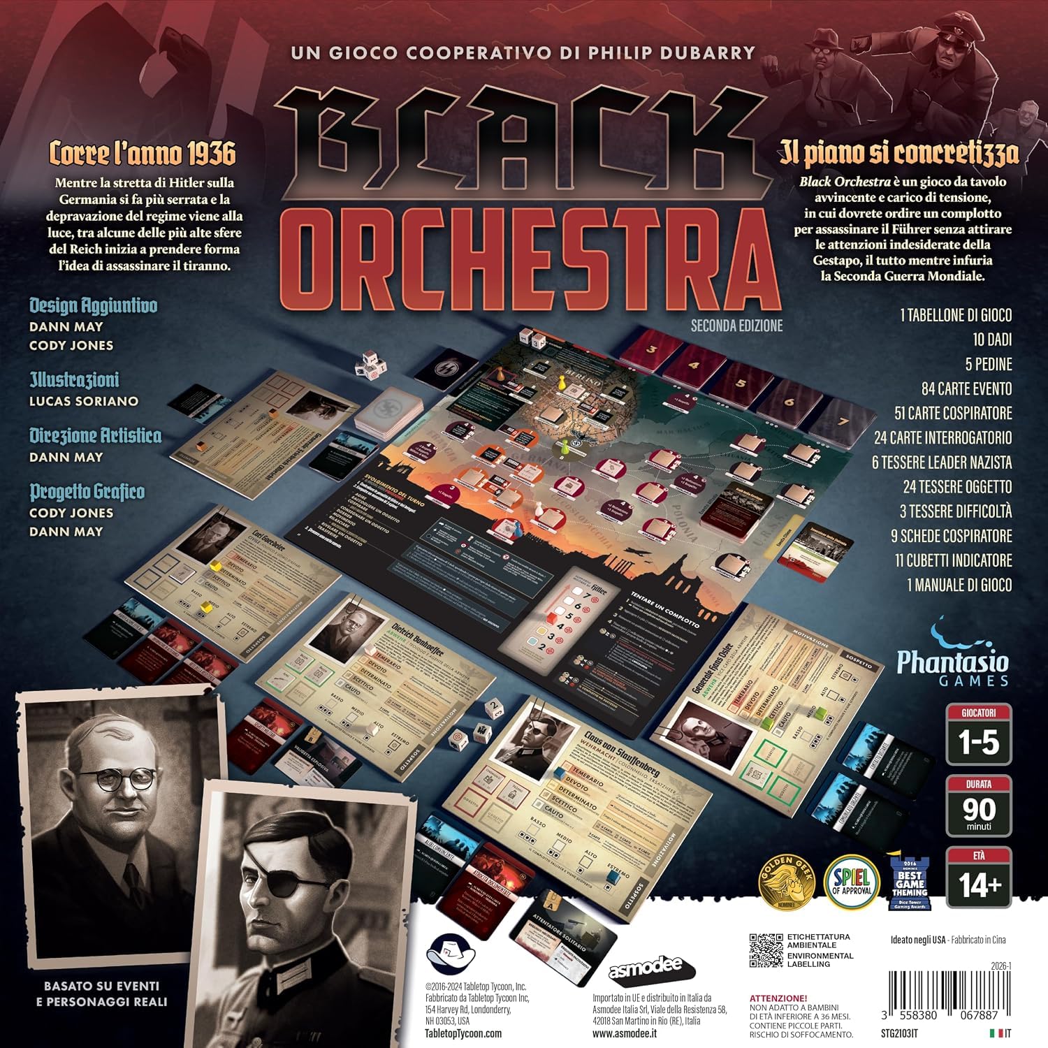 Asmodee – Black Orchestra (Seconda Edizione) – Gioco da Tavolo Tema Storico