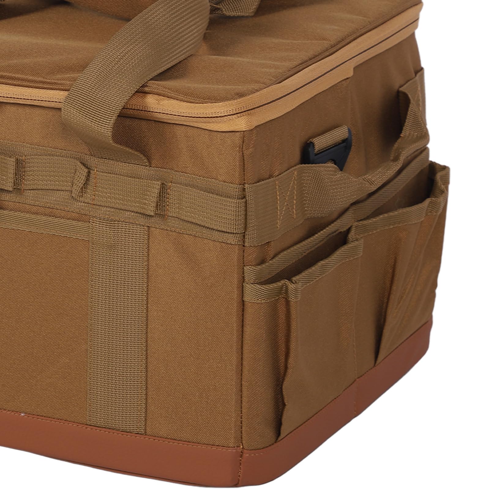 Borsa di Stoccaggio da Campeggio Pieghevole di Grande capacità 30L, Multifunzionale con Tasche Multiple, Divisori Fai -da -Te, Progettati Innovatamente per Il Campeggio