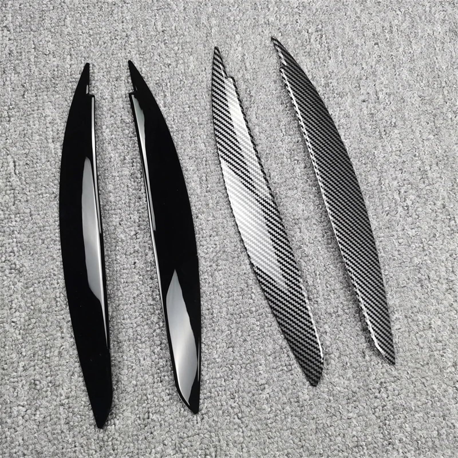Autocollants Paupières Phares Pour BMW Série 1 E87 E81 E82 E88 - ABS Noir, Style Tuning, Installation Facile