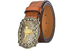 Western Cowboy PU Leather Belt - Belt for Men