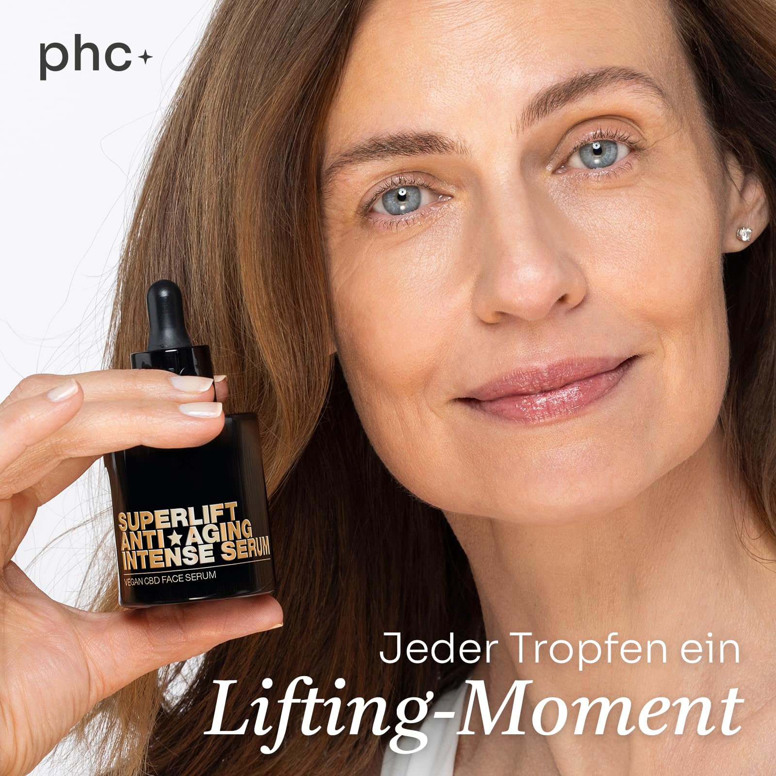 Superlift Anti-Aging Gesichtsserum 30 ml Hautpflege | Mit Niacinamid, Ceramiden & Vitamin E, für glattere straffe Haut, vegan, Made in Germany