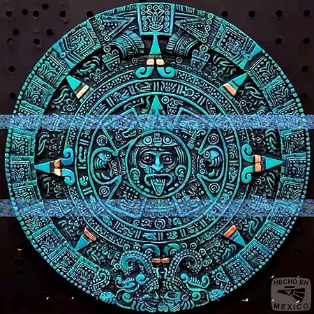 Amazon.com: 12" Aztec Maya Mayan Solar Sun Stone Calendar Statue