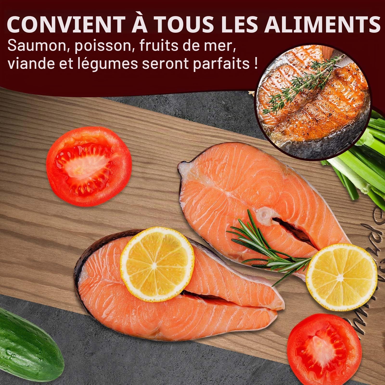 Sprifityy 2 Pièces Planches à Fumer en Bois de Cèdre Rouge - Bois 100% Naturel,Planches Grillade Barbecues,Durable et réutilisable,pour Barbecues à Gaz,à Charbon et Électriques