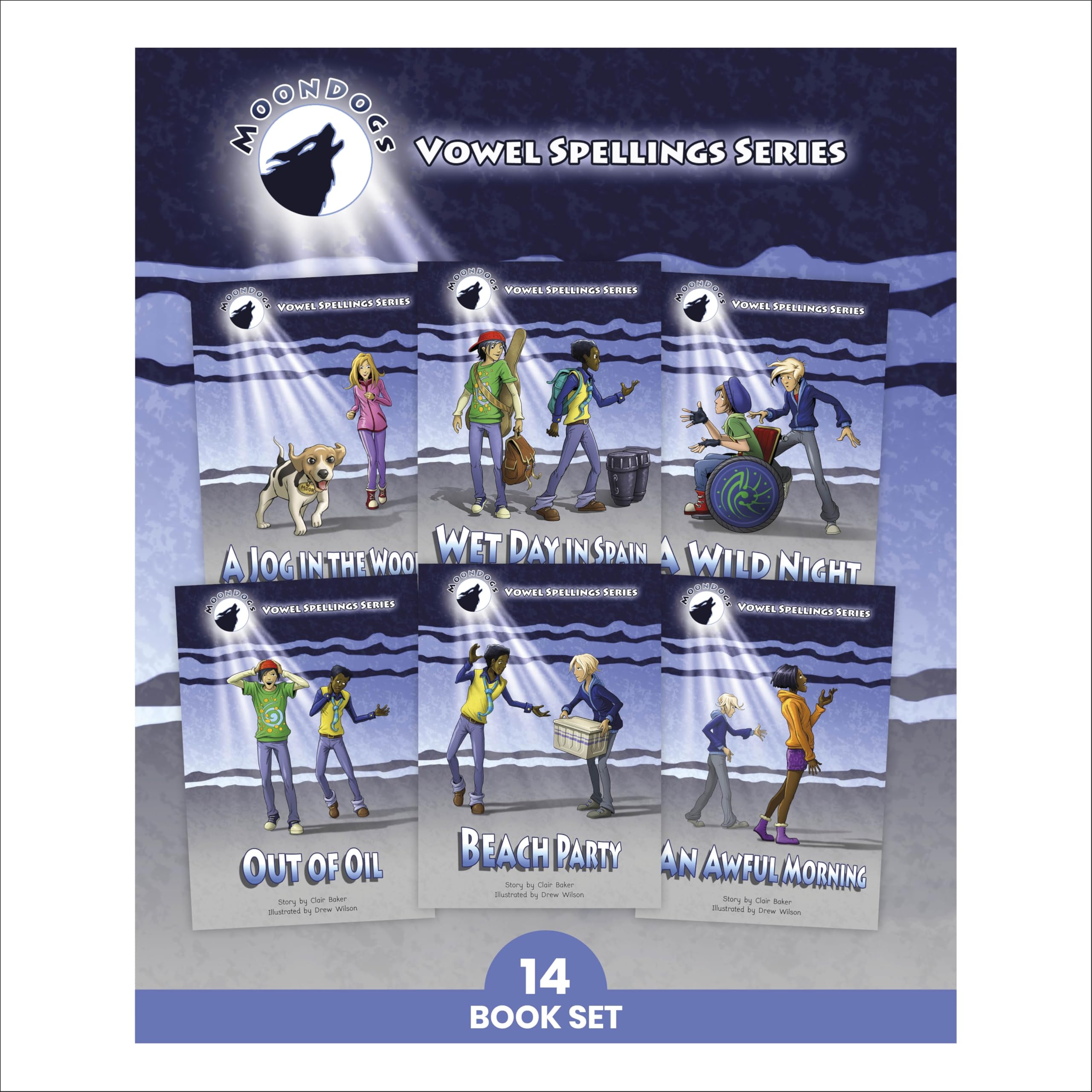 Phonic Books Moon Dogs Set 3 Vowel Spellings: Two alternative vowel spellings (Phonic Books Catch Up Readers)