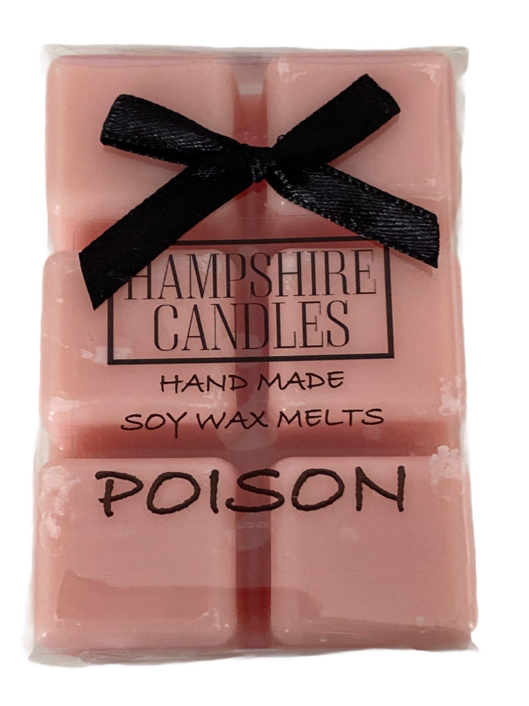 Poison Scented Wax Melts – Strong Fragrance Soy Wax Melts | Highly Scented | Vegan, Cruelty-Free, Eco-Friendly | Approx. 80g Snap Bar