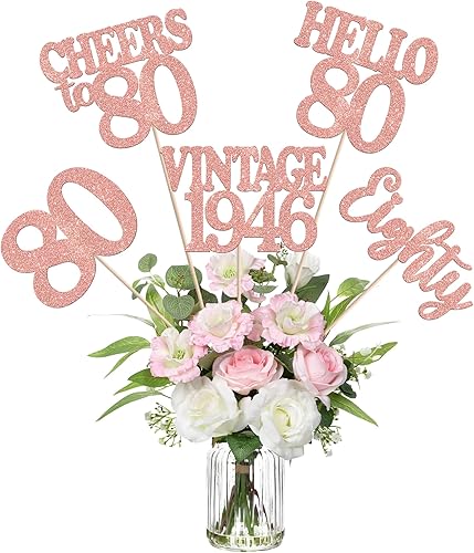 Miniatura 9 de 15 piezas de centro de mesa de feliz cumpleaños 13 palos oficiales para adolescentes vintage 2012 Hello 13 centros de mesa de flores palos saludos a