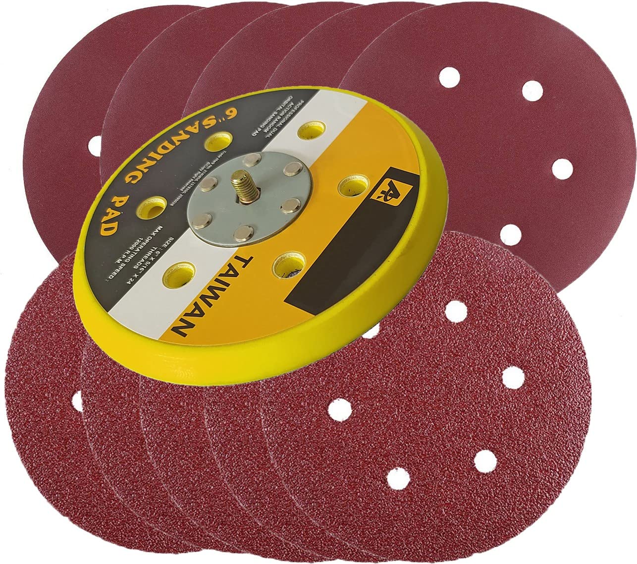 Buy Inditrust Heavy duty 6inch Dual Action Random Orbital Sanding pad