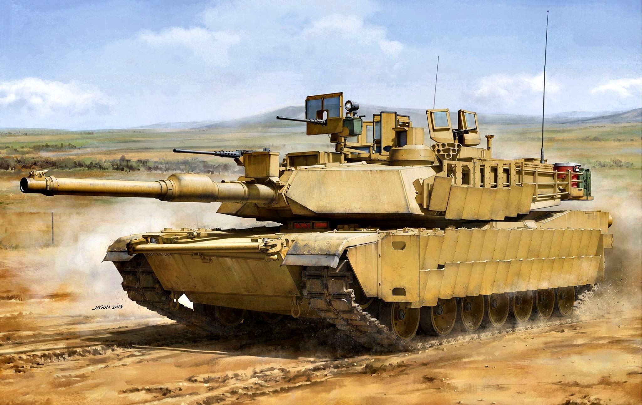 Home Comforts Military M1 Abrams Tanks Tank Artistic 2-20 Inch by 30 Inch Laminated Poster With Bright Colors And Vivid Imagery-Fits Perfectly In Many Attractive Frames