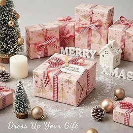 VGOODALL Red Gingham Ribbon, 3/8 x 50Yd Red and White Thin Crafts Ribbon Buffalo Checker Ribbons for Hair Accessories Picnic School and Birthday Gift Wrapping