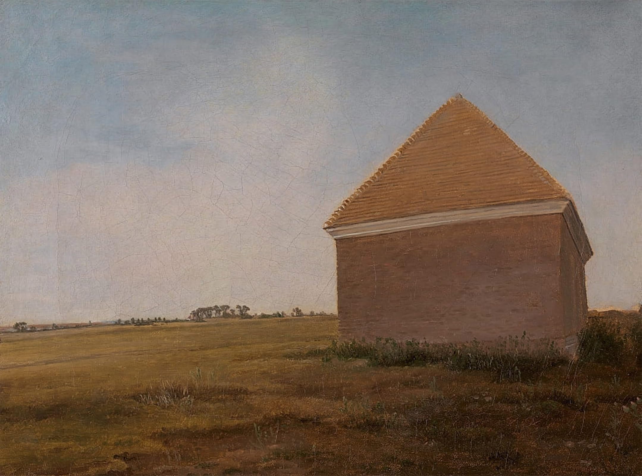 ARTXLXXBN Famous Painting Canvas Artwork Graffiti Print with the King's Stables Rubbing House At the Finish of the Beacon Course by George Stubbs Portrait Canvas Image for Home Decor 60x90cm