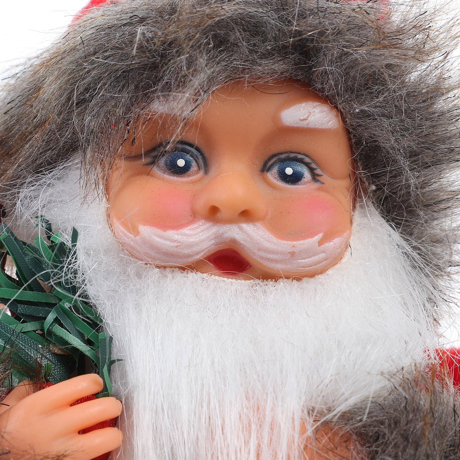 Homoyoyo Muñeco Eléctrico de Papá Noel Musical de Felpa para Adorno Navideño de Mesa Movimiento para Fiesta de Navidad