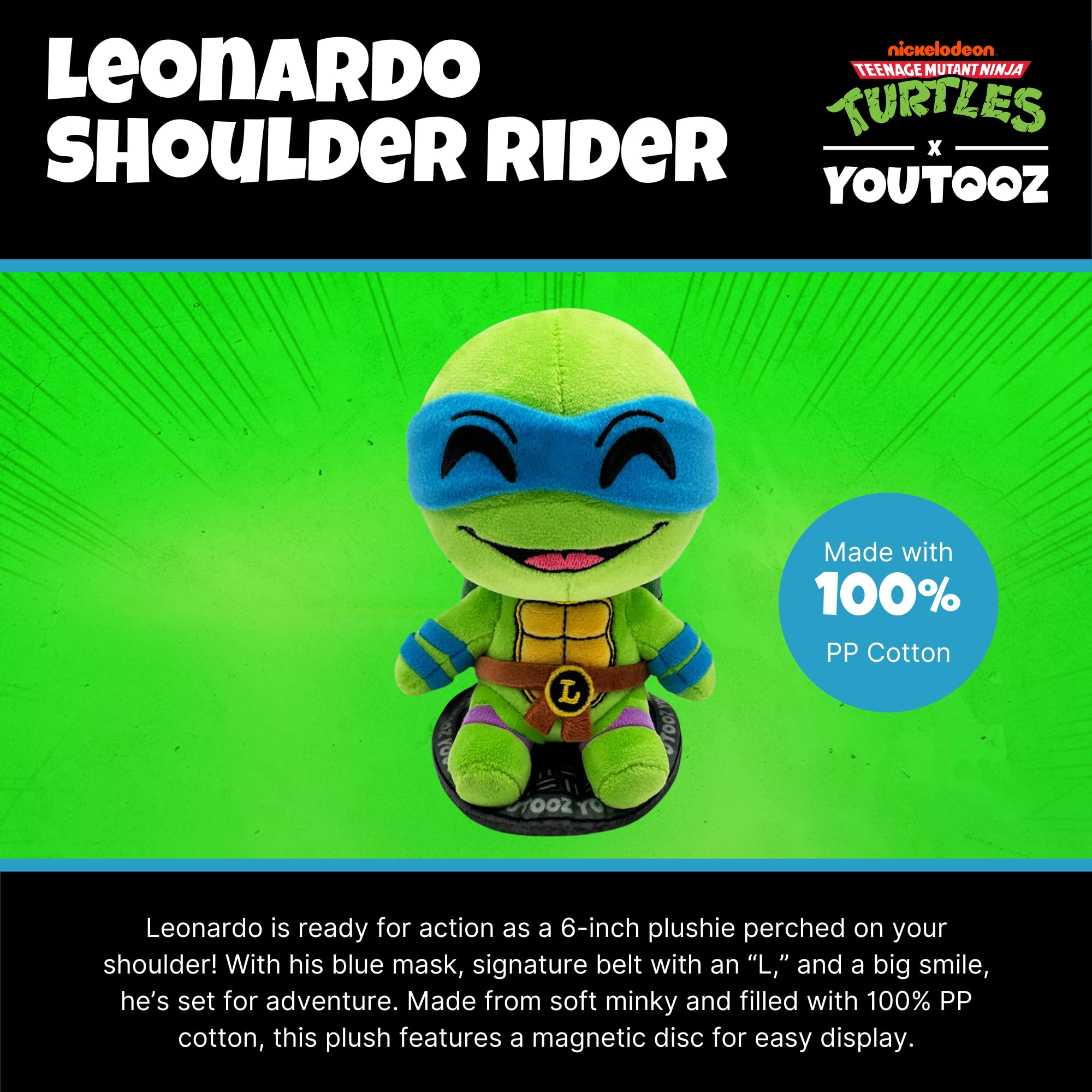 Amazon.com: Youtooz TMNT Leonardo Shoulder Rider 6