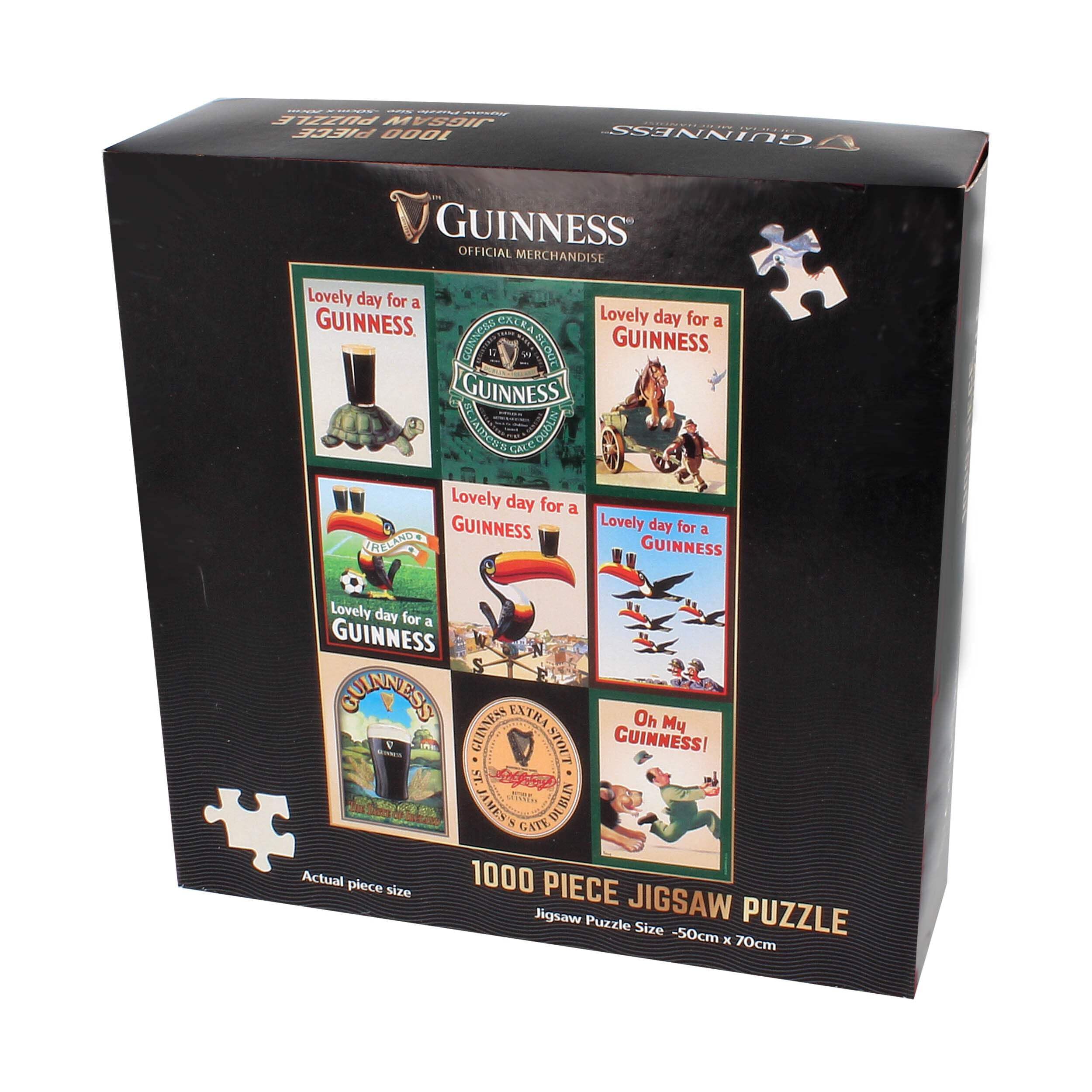 Official Guinness 1000 Piece Jigsaw Puzzle With Guinness Ads Design