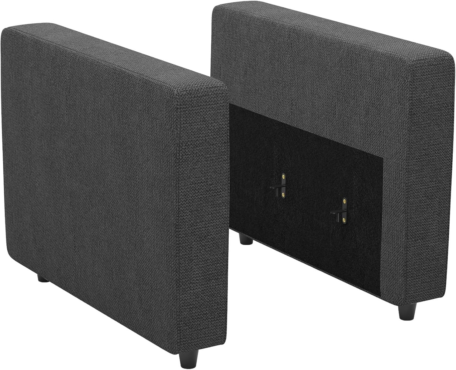 Belffin Fabric Side Armrest for Sectional Modular Couch