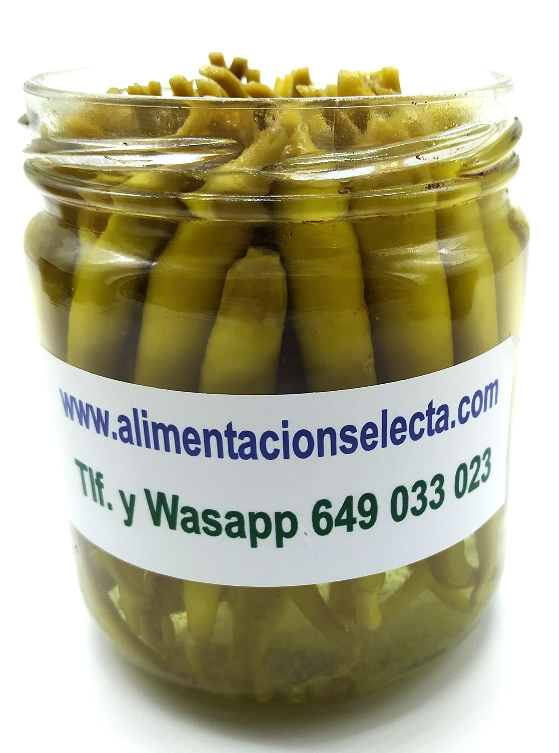 Guindillas de Ibarra ó Piparras de Ibarra 6 Tarros de Cristal de 315gr netos con las Mejores Guindillas de Ibarra ó Ibarrako Piparrak para las Mejores Recetas y Pinchos