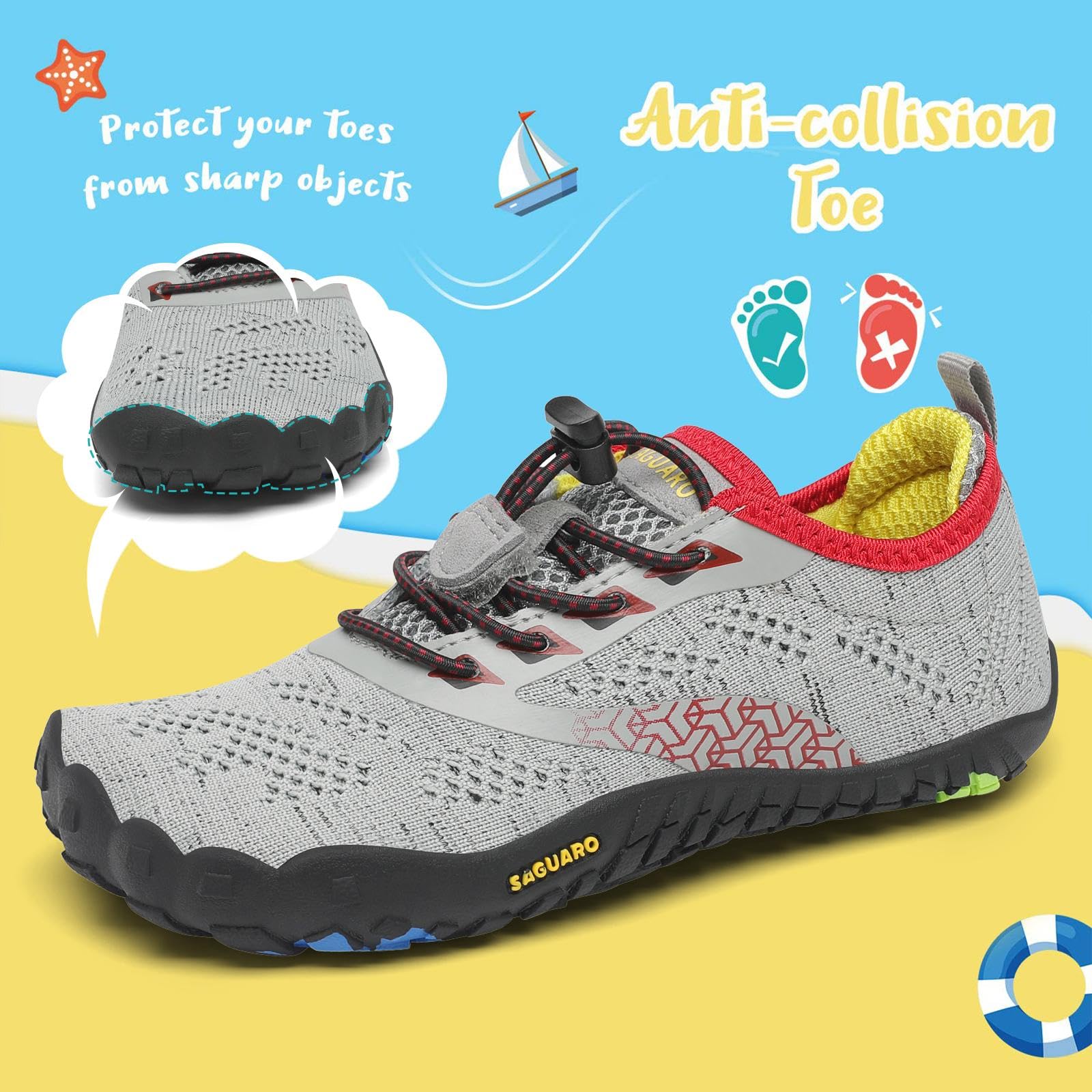 SAGUARO Scarpe da Trail Bambino Scarpe da Corsa per Ragazzi e Ragazze