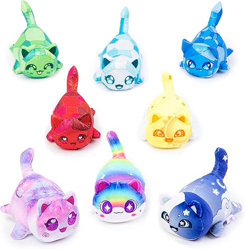 Miniatura 8 de Aphmau Mini Mystery - Peluche de 6 pulgadas, colección celestial, paquete de 4 canal de juegos de YouTube, caja ciega, 4 de 8 unidades únicas