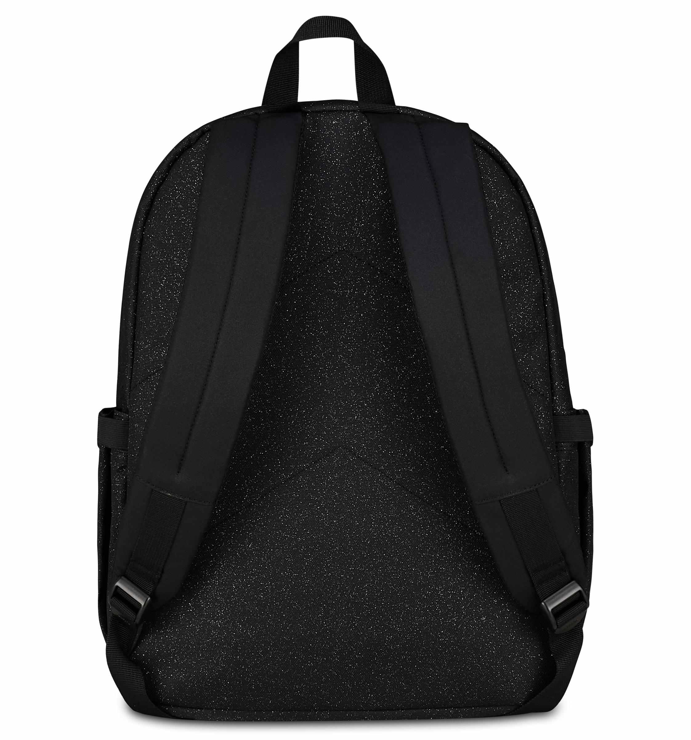Invicta Jelek Zaino Scuola Media Ragazza, Scuola Elementare, Scomparto PC, Tasca Borraccia, nero scintillante