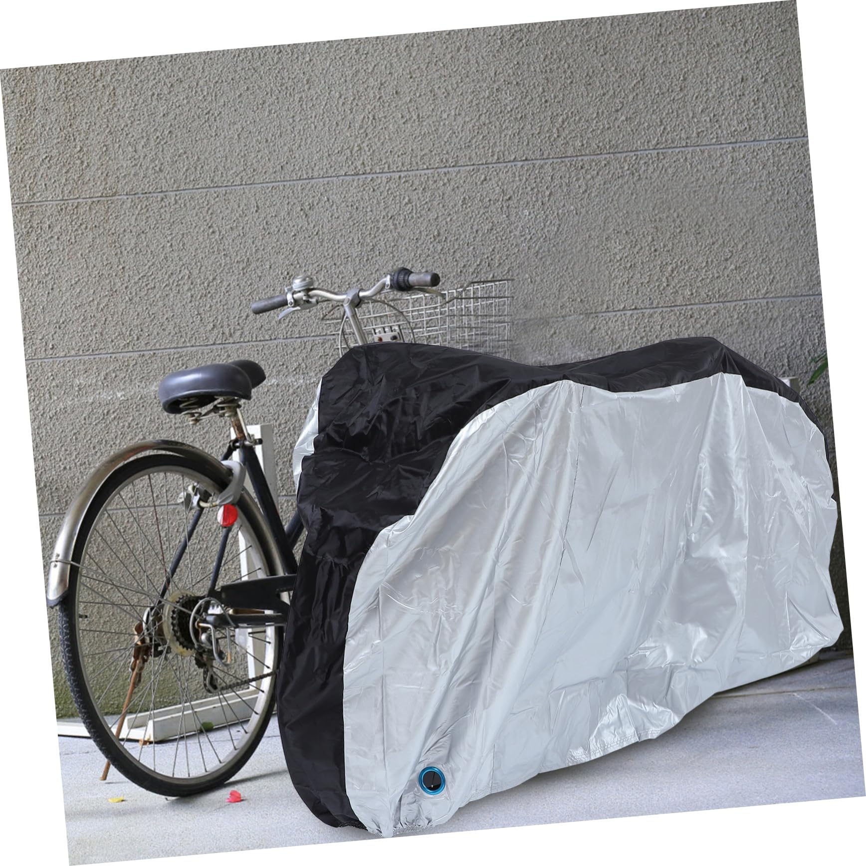 KOMBIUDA Fahrradabdeckung Käfig Gel Zahnstangenwagen Anhängerkupplungsträger Wasserdichter Roller Bike Protect fahradabdeckungen Fahrrad garagen Zyklusversorgung Zyklus Fall 210d-Polyester