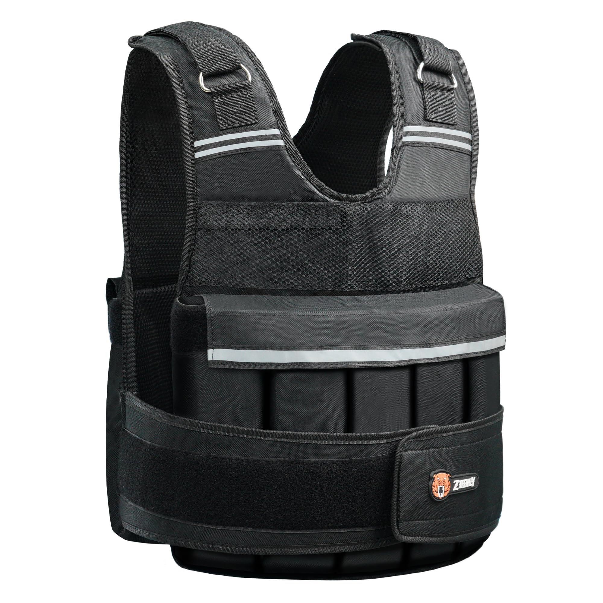 Adjustable Weighted Vest with Shoulder Pads - Adjustable Size Weight - 10 15 20 30 40 50 80lbs