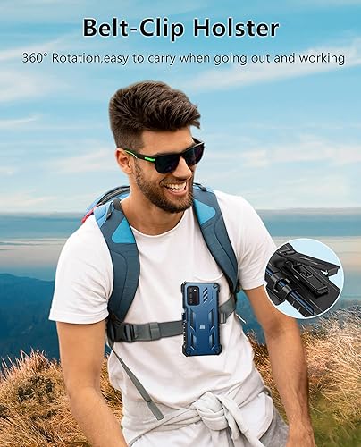 Miniatura 2 de SOiOS Funda para Samsung Galaxy A03s Fundas de protección resistentes a prueba de caídas de grado militar con soporte  Funda protectora resistente