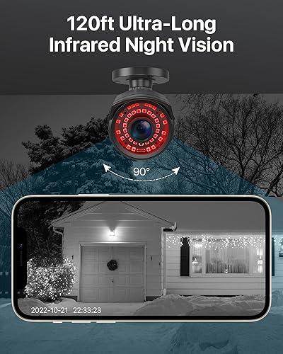 Miniatura 2 de ZOSI 1080P HD 1920TVL Híbrido 4-en-1 TVICVIAHD960H CVBS CCTV vigilancia resistente a la intemperie Bullet cámara de seguridad al aire libre