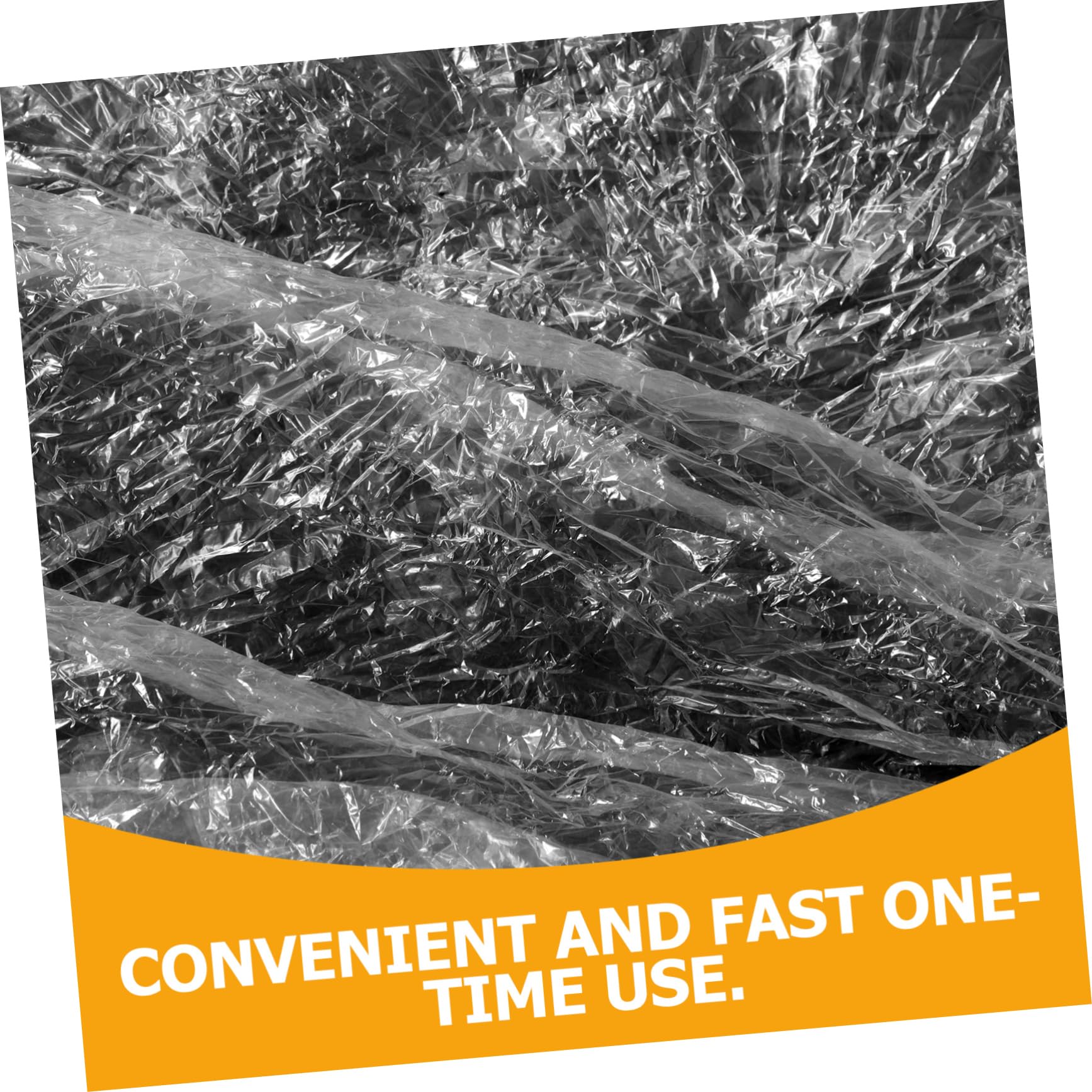 Ciieeo Disposable Plastic Car Cover Weatherproof Rain Protection for Cars Pe Film 660x380cm — view 5