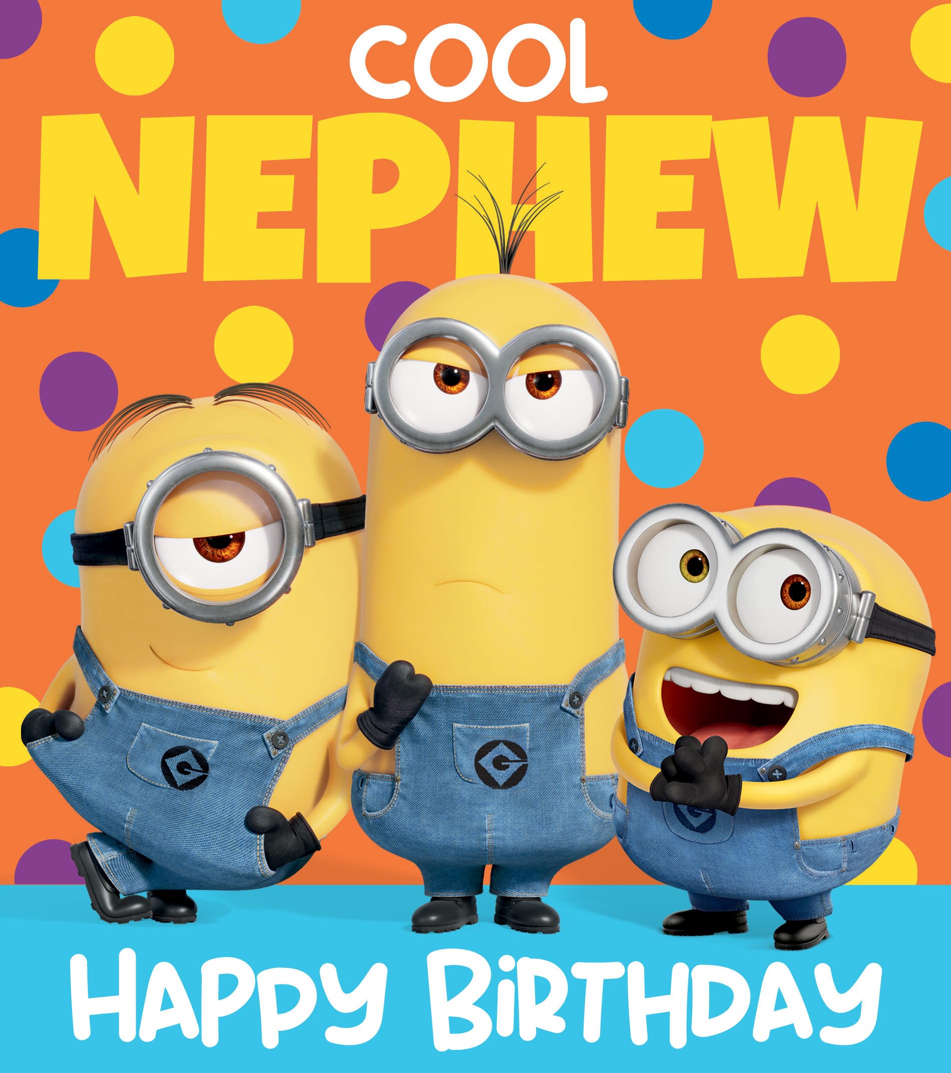 Danilo Promotions Ltd Birthday Card, Despicable Me Minions Design for Nephew