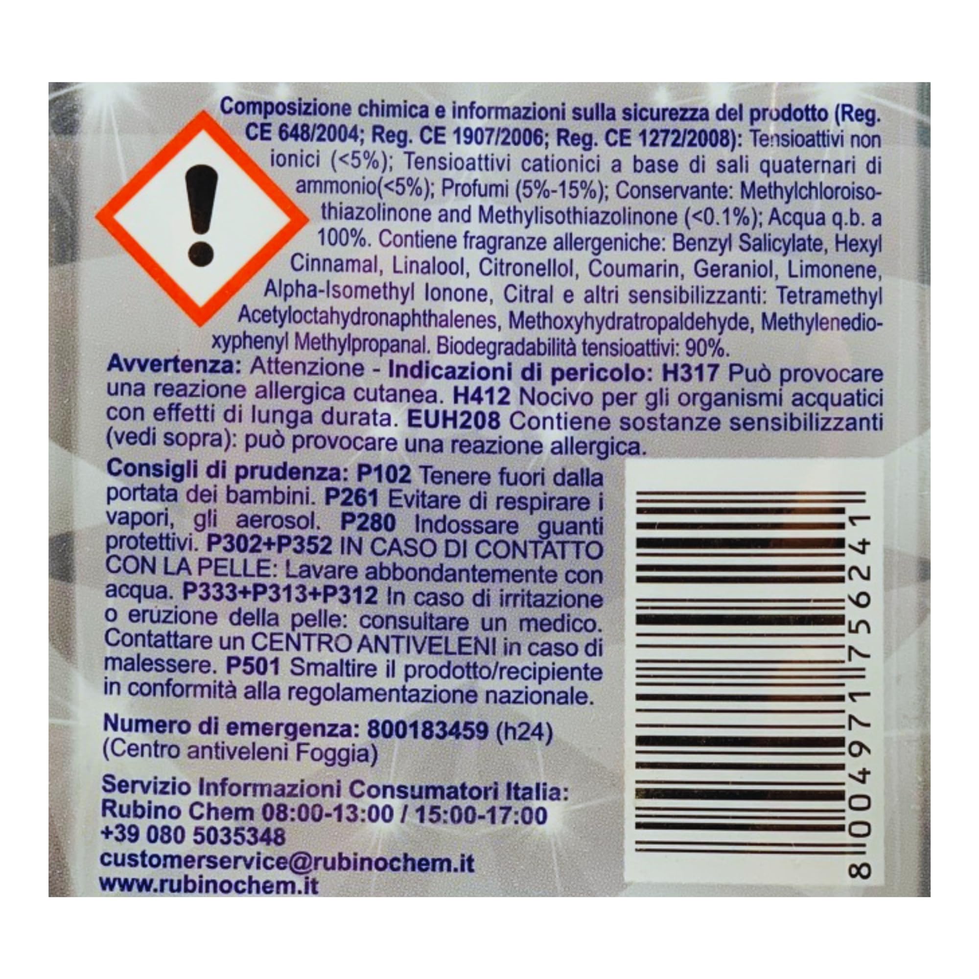 Detergente Spray Igienizzante - DIAMOND LUXURY - Deterge, Profuma, Spolvera, Deodora Ambienti e Superfici. Rimuove Germi e Batteri 750ml (4)