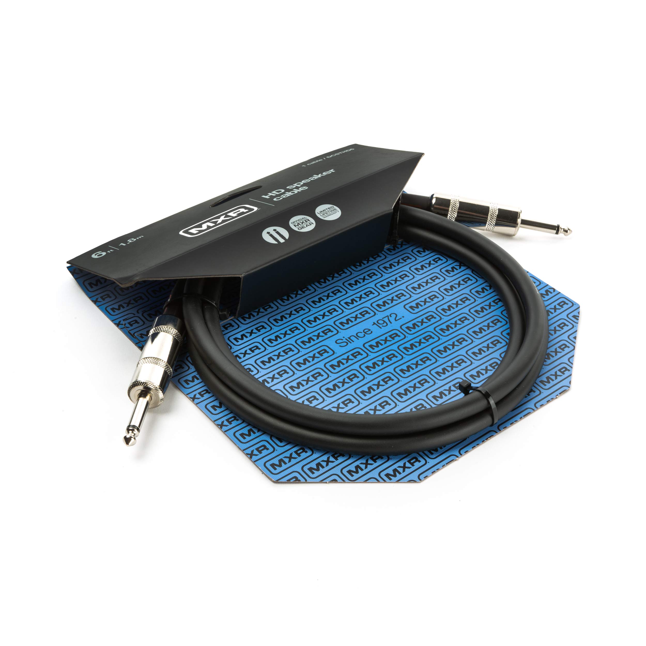 JIM DUNLOP MXR Cavo Altoparlante TS 1/4 di pollice Resistente, 6 piedi | 1,8 m, Dritto 1/4 di pollice (DCSTHD6)