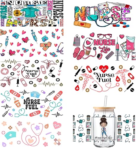 Miniatura 8 de Uvdtf - Envolturas para copas temáticas de leopardo, 9 hojas, pegatinas de transferencia Uv Dtf