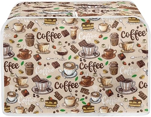 Miniatura 117 de Starry Night Toaster Covers 2 Slice Protectores de huellas dactilares a prueba de polvo y protección contra grasa para electrodomésticos Noche