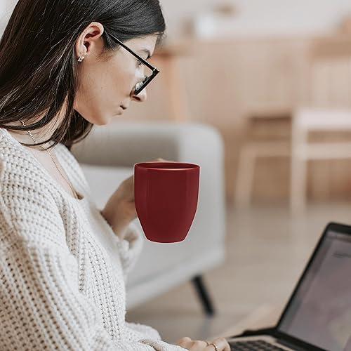 Miniatura 7 de DISCOUNT PROMOS Juego de 10 tazas de café grandes de 16 onzas, paquete a granel, perfectas para té, espresso, capuchino, cacao caliente, color verde