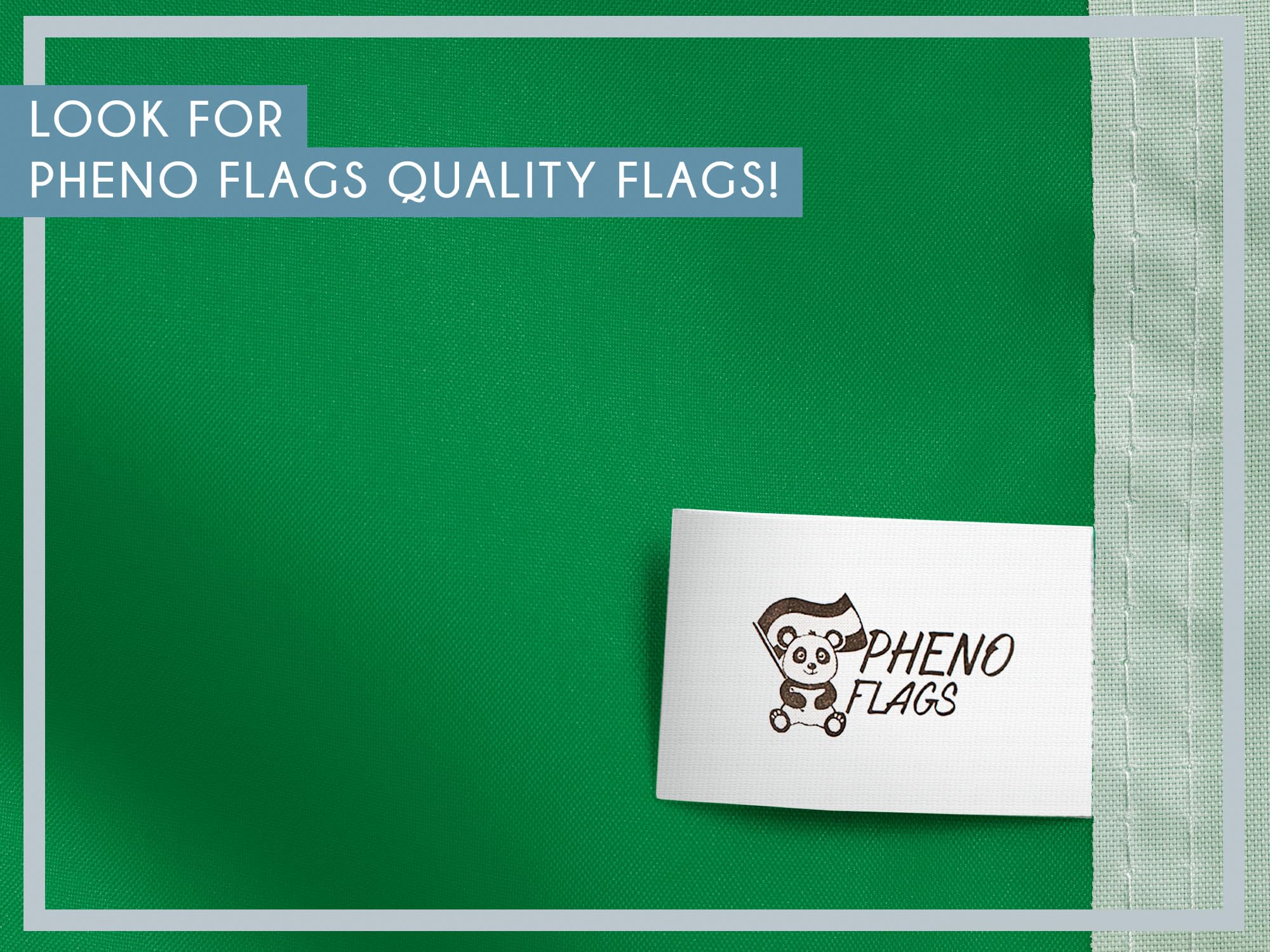 PHENO FLAGS Algeria Flag - 3x5ft Weatherproof National Flag with Brass Eyelets - 100% Polyester - 90x150cm - Image 4